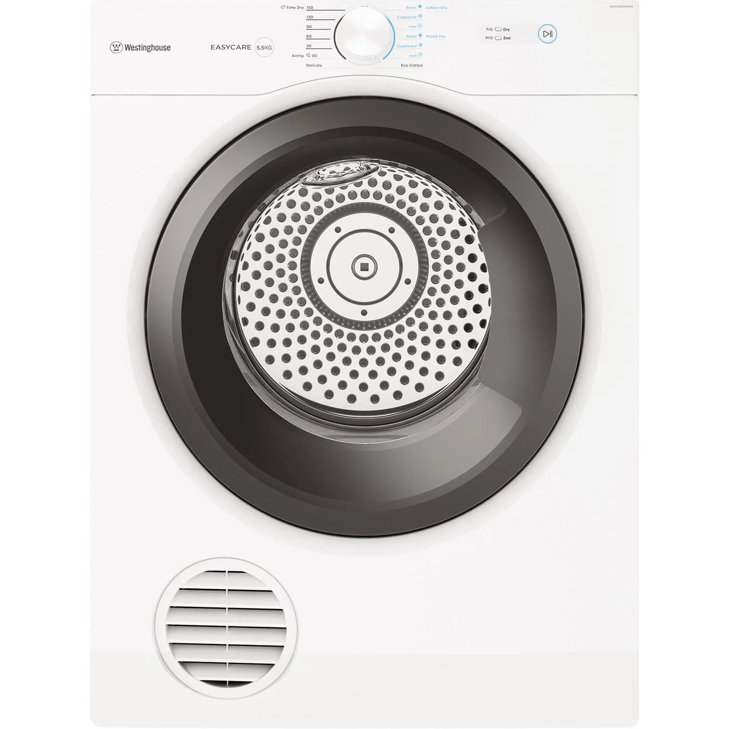 Westinghouse WDV556N3WB 5.5kg Vented Clothes Dryer