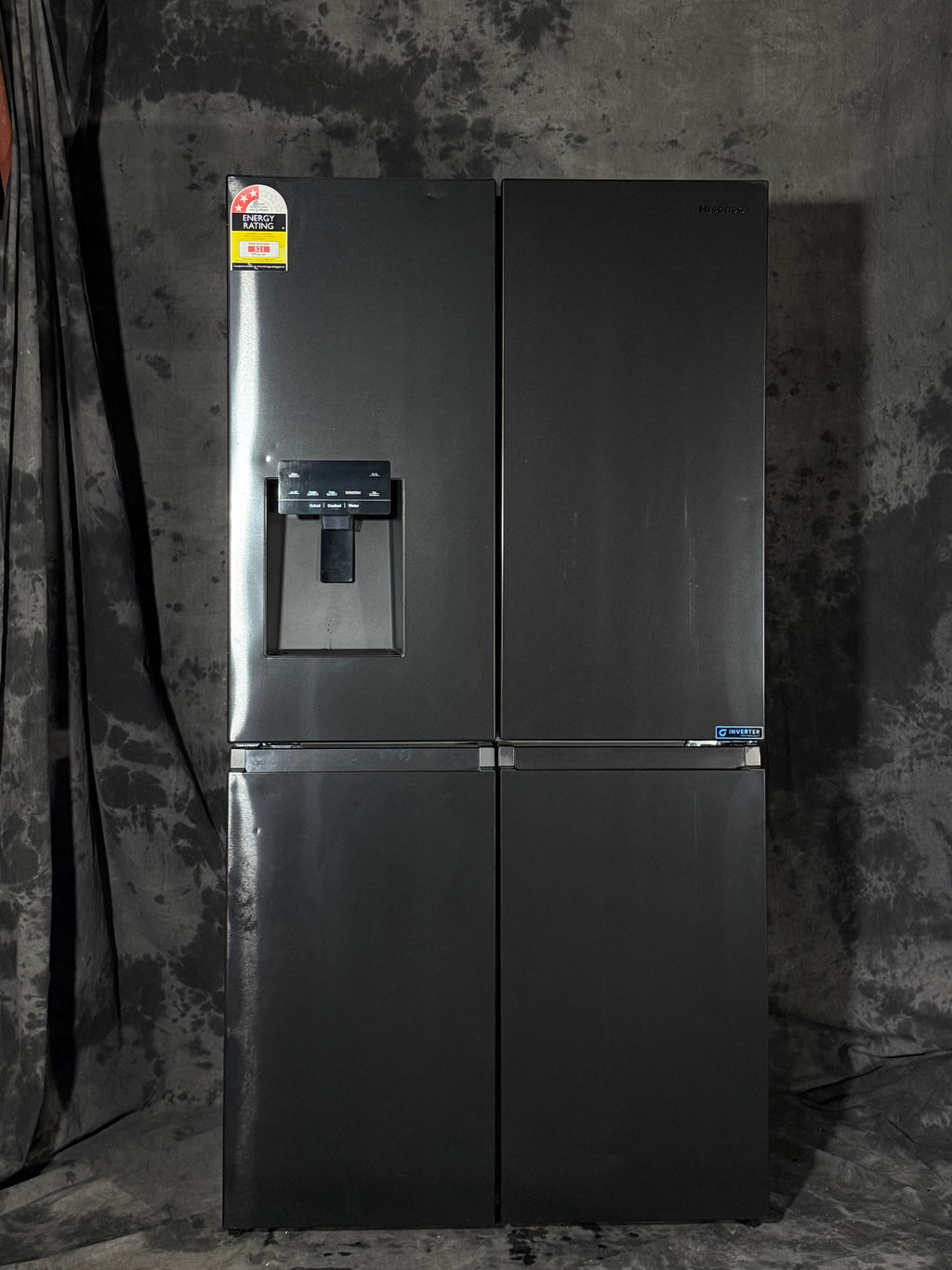 Hisense 632L Side by Side Refrigerator HRSBS633BW