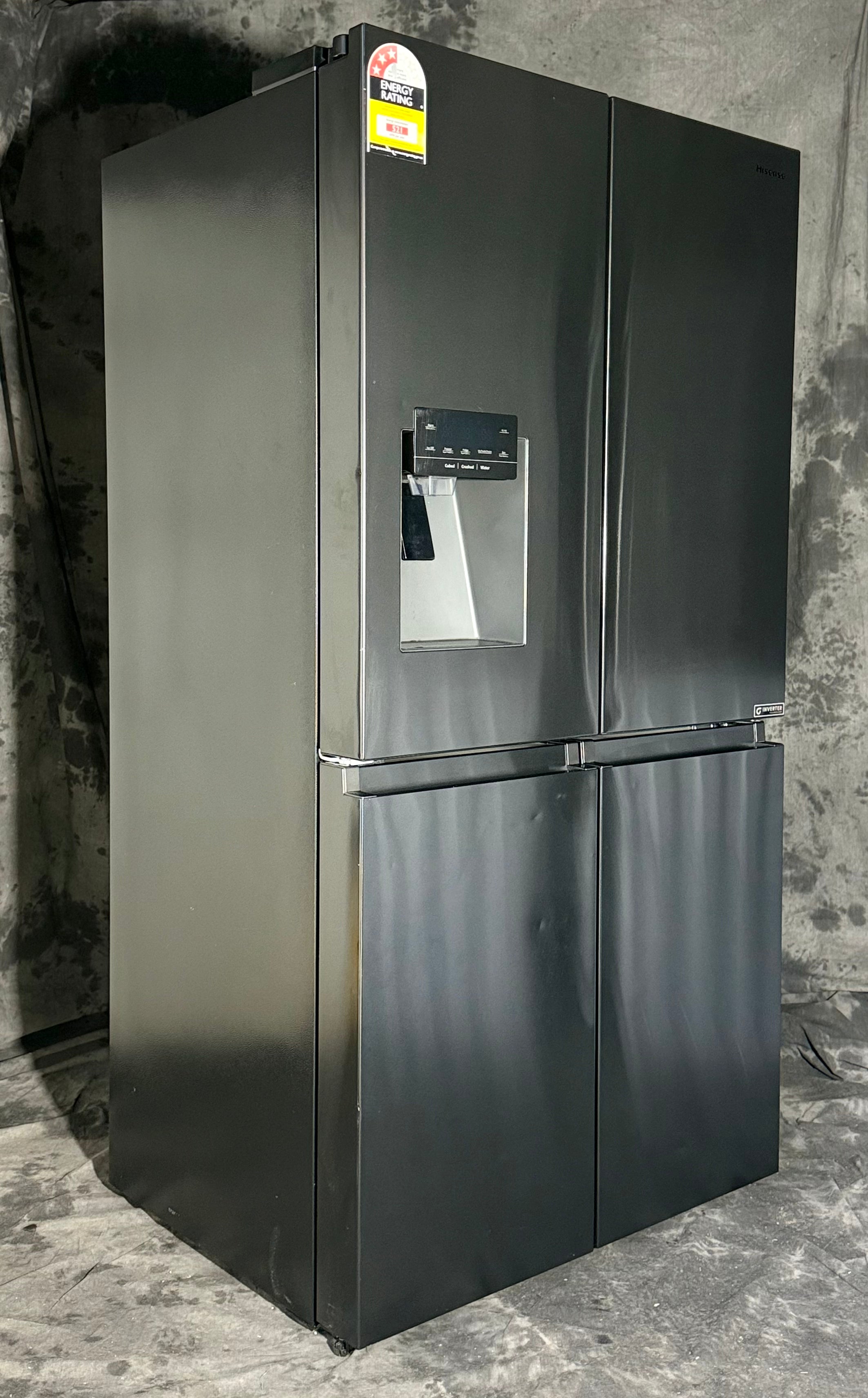 Hisense 632L Side by Side Refrigerator HRSBS633BW