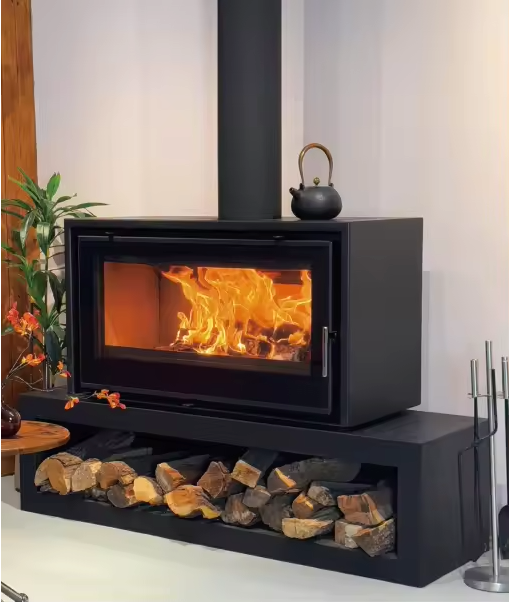 Classic Wood Burning Fireplace