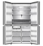 Hisense 640L PureFlex French Door Fridge - Stainless Steel