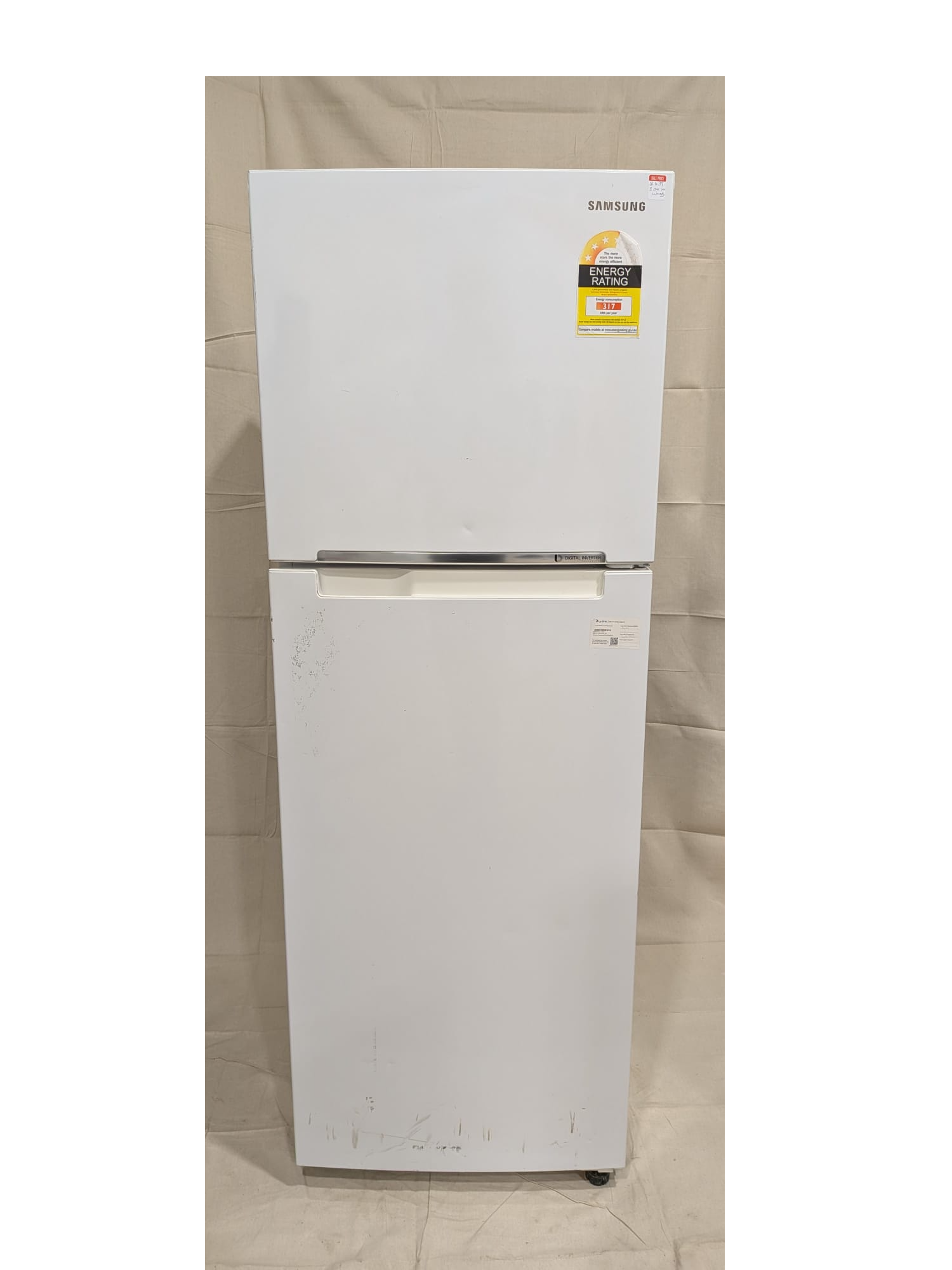 Samsung 341L Top Mount Refrigerator SR342WTC