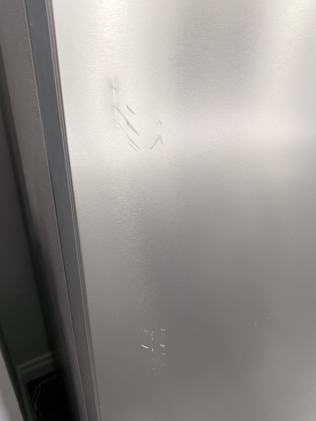 Hisense 384L Vertical Hybrid Fridge/Freezer - Stainless Steel