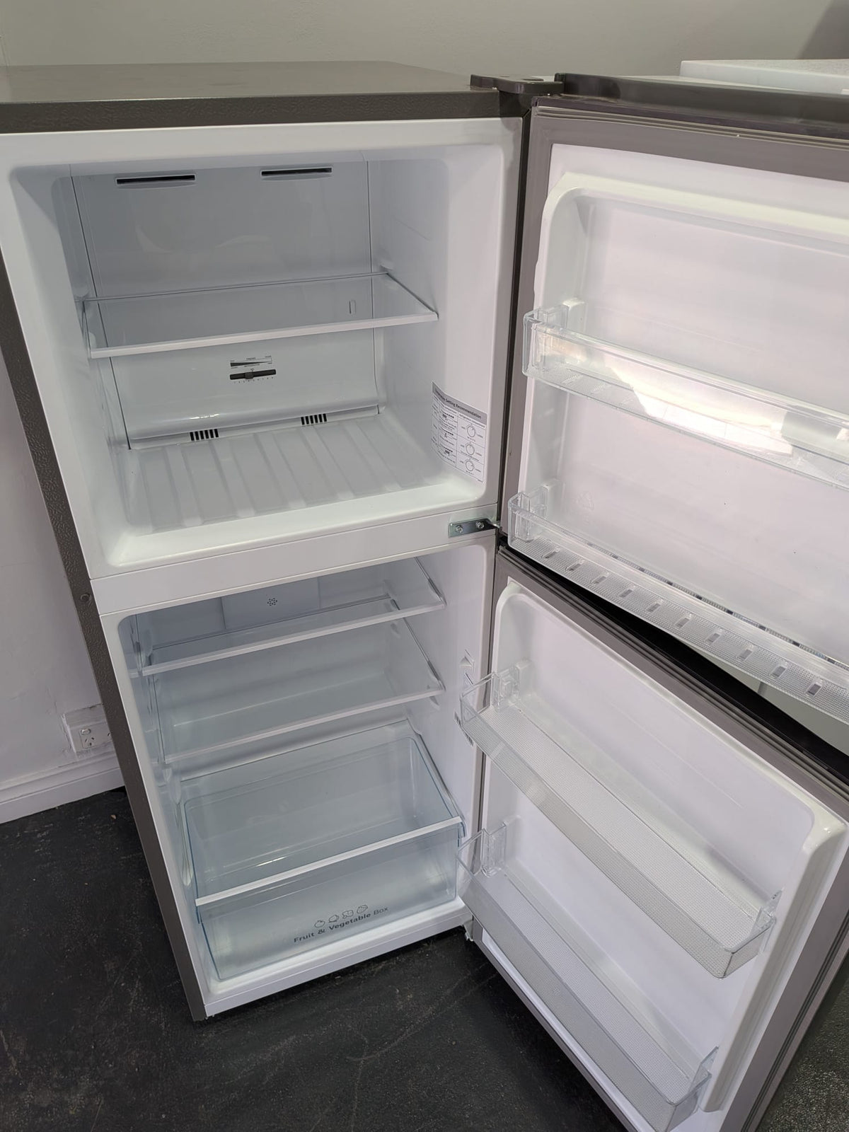 Hisense 205L Top Mount Refrigerator - Stainless Steel