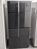 Hisense 512L French Door Refrigerator - Black