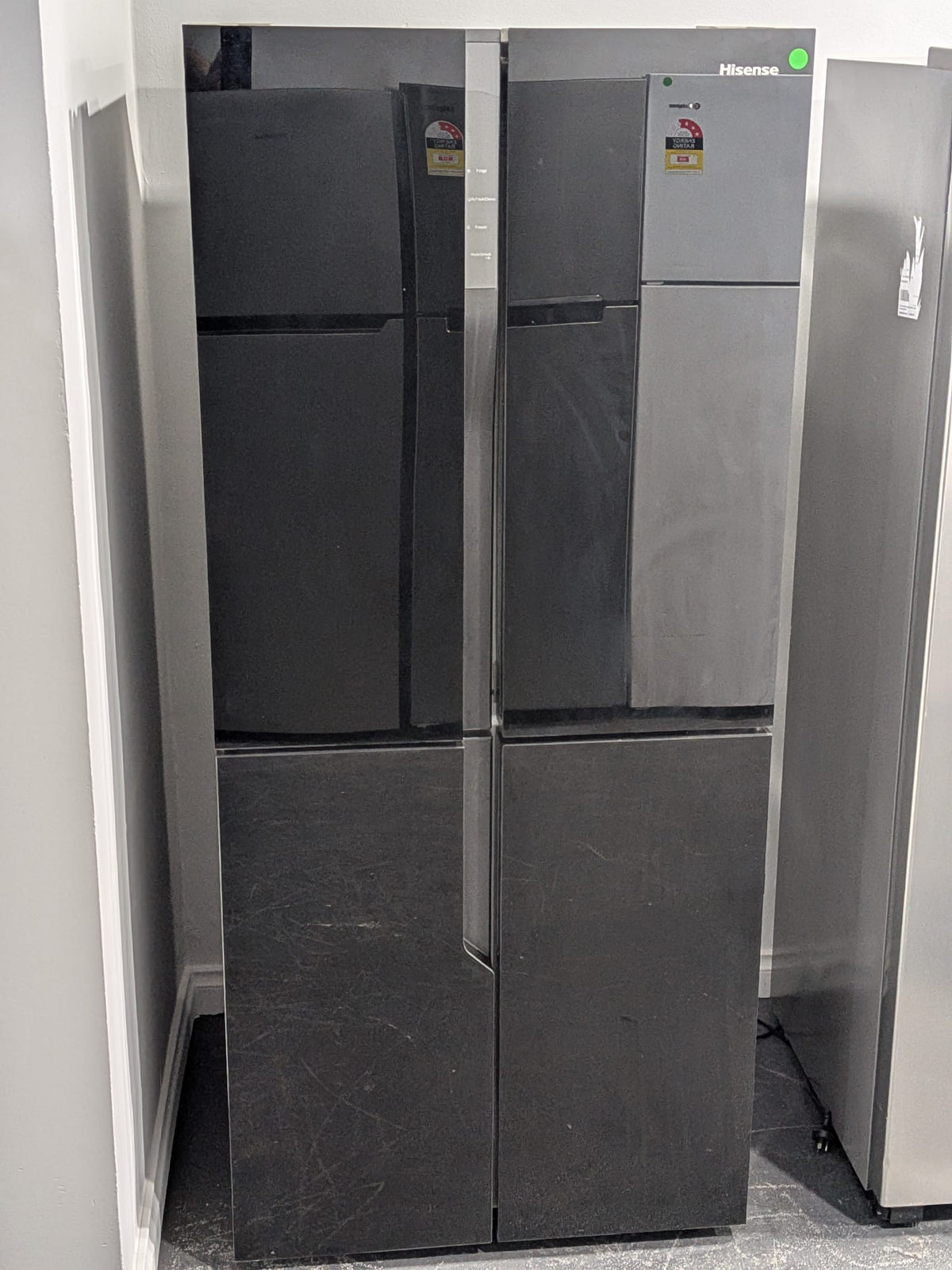 Hisense 512L French Door Refrigerator - Black