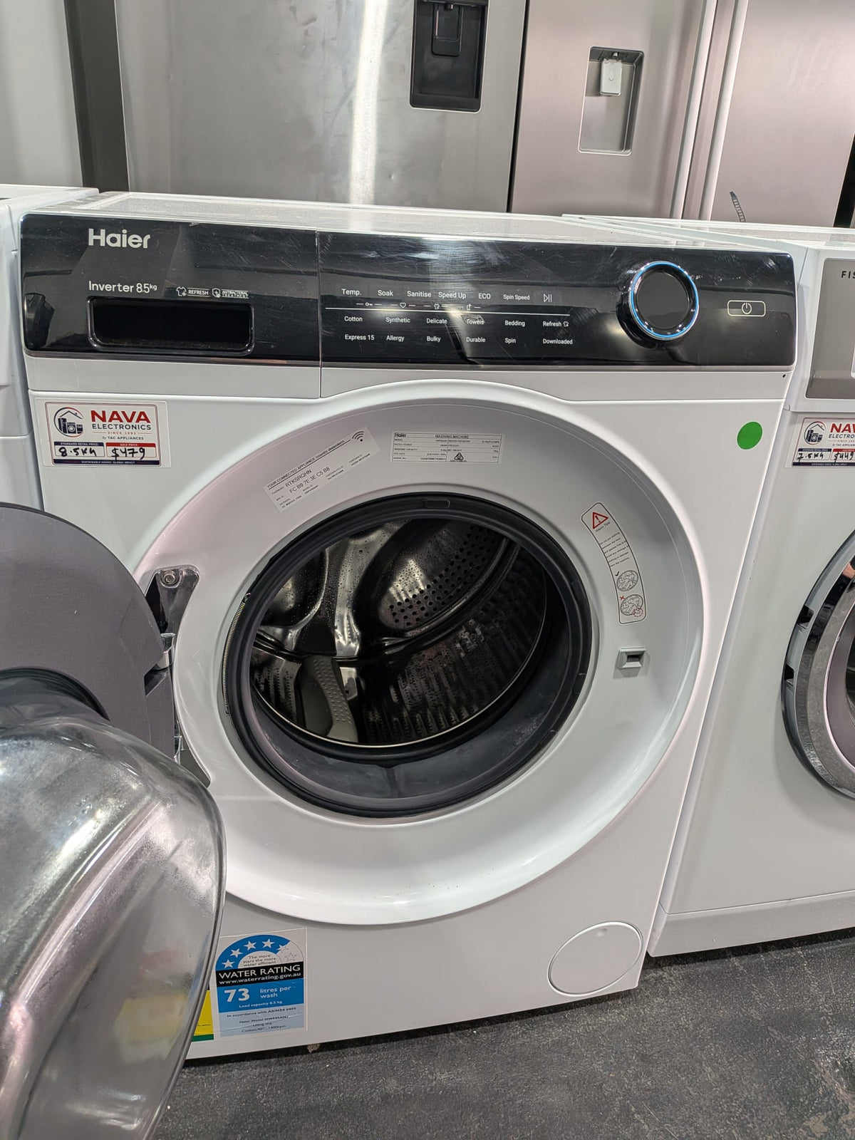 Haier 8.5kg 500 Series Front Load Washing Machine - White
