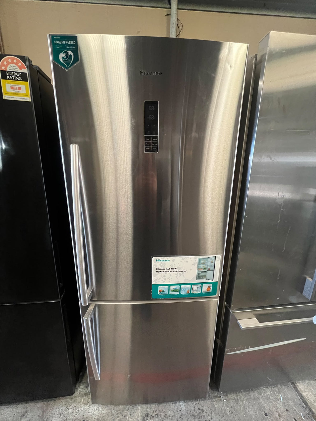 Hisense 435L Bottom Mount Refrigerator