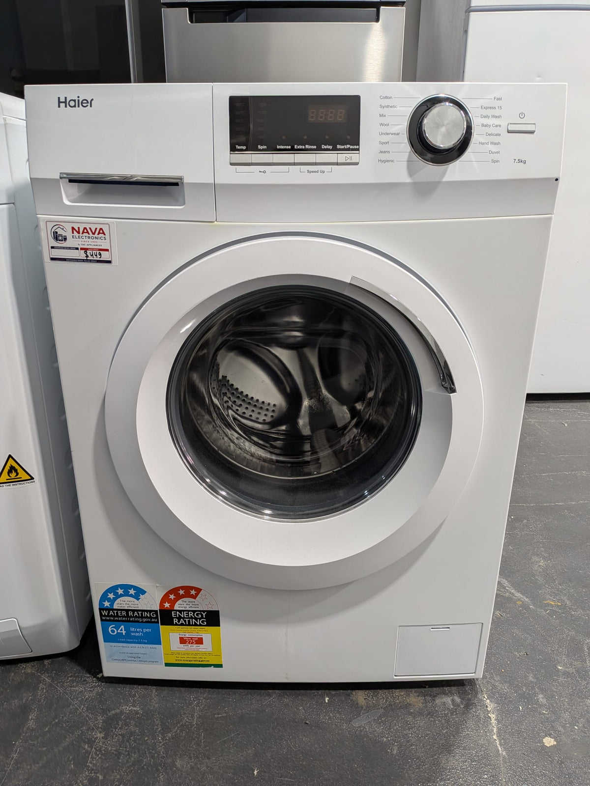 Haier 7.5kg Front Load Washing Machine