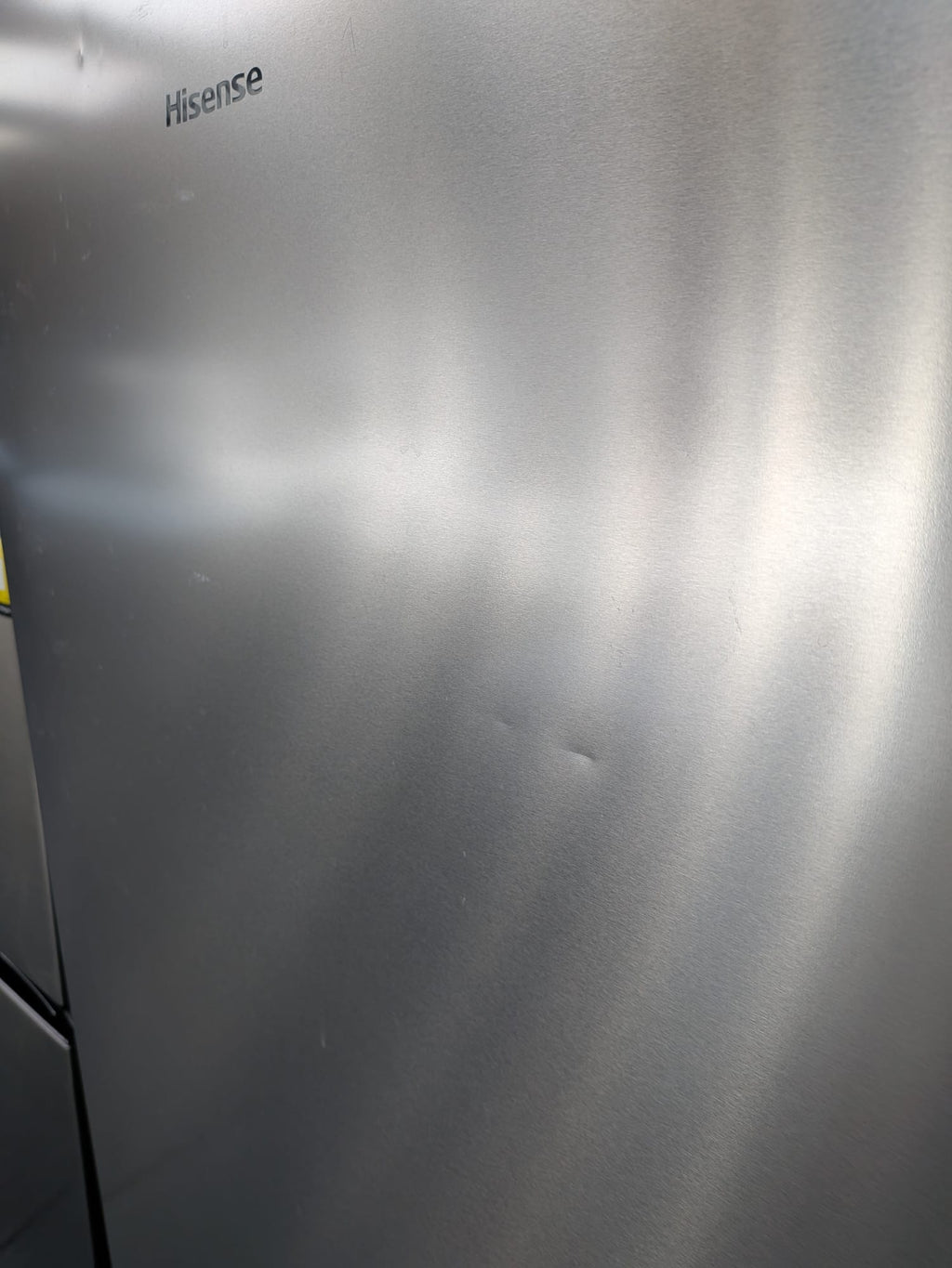 Hisense 417L Bottom Mount Refrigerator – Brushed Steel