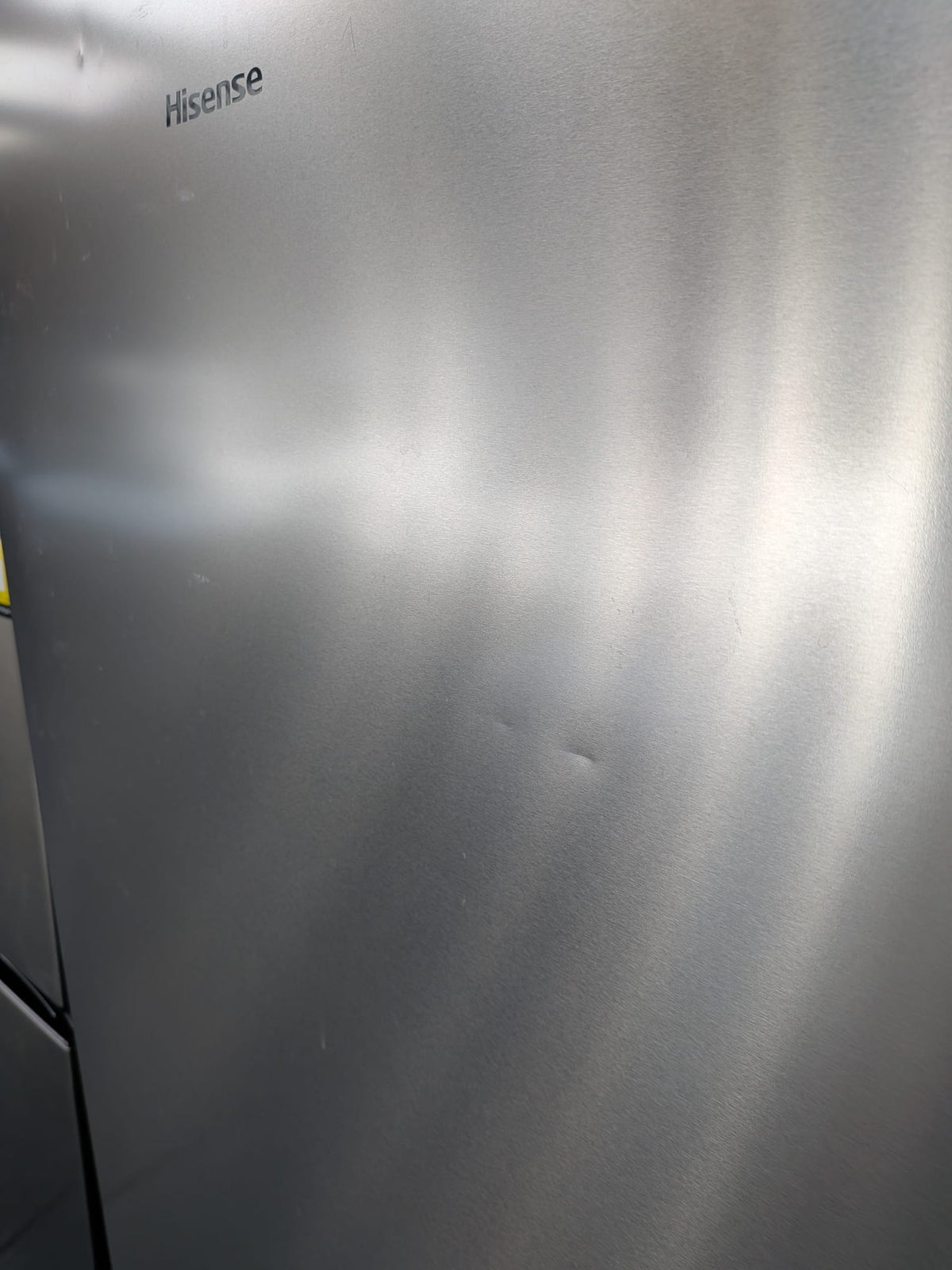 Hisense 417L Bottom Mount Refrigerator – Brushed Steel