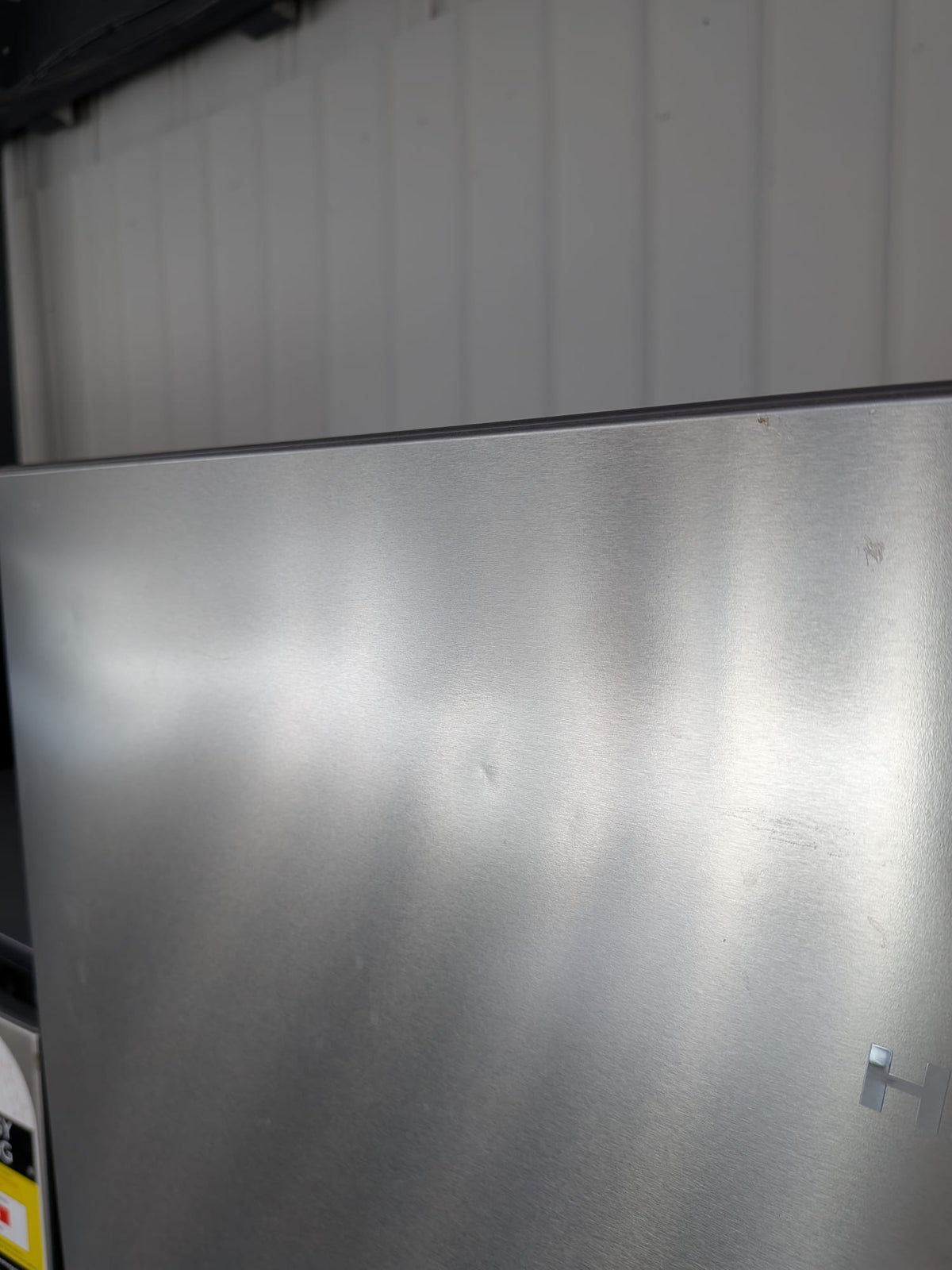 Hisense 417L Bottom Mount Refrigerator – Brushed Steel