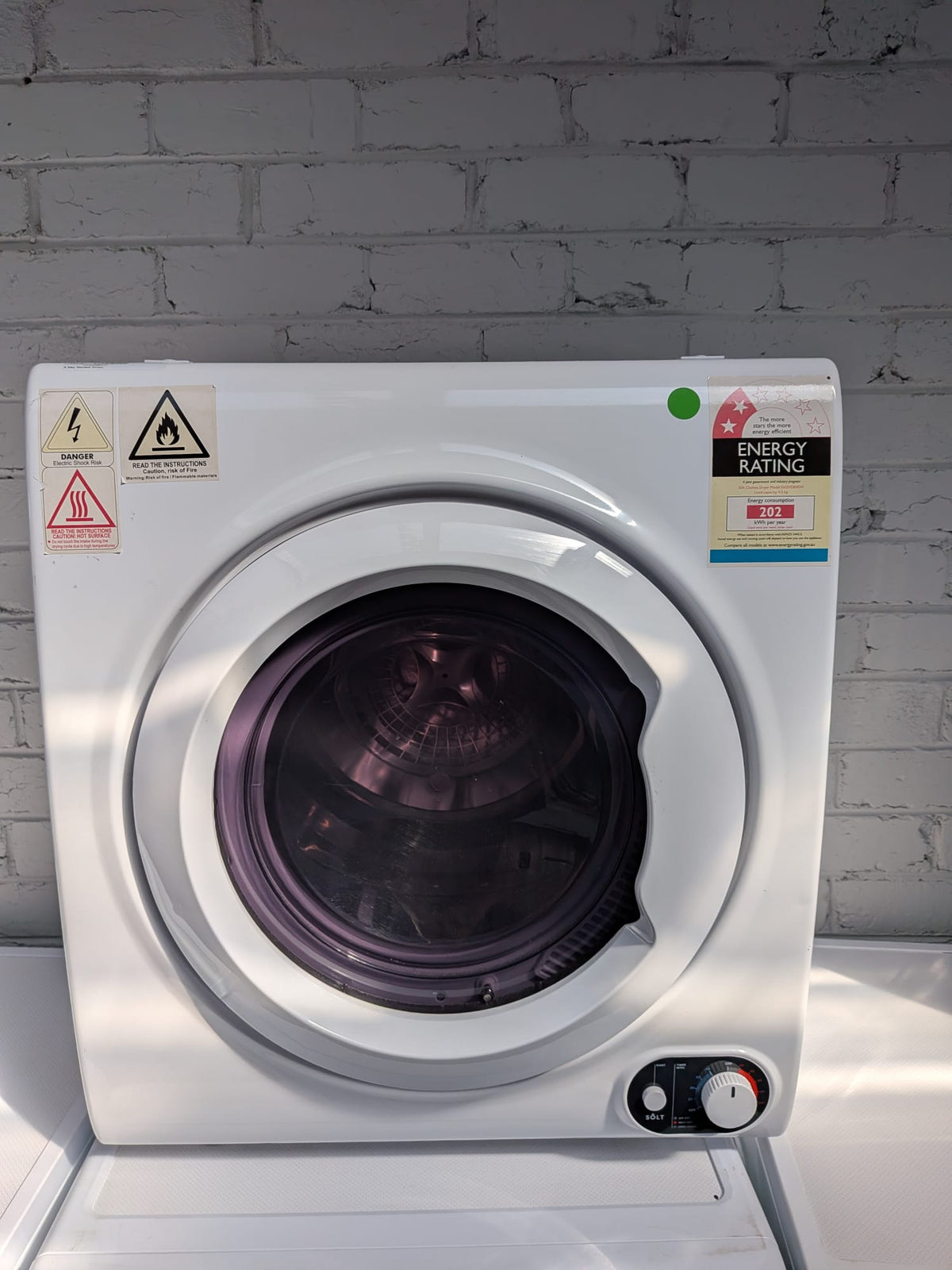 GGSVDE45W 4.5kg Vented Dryer – White