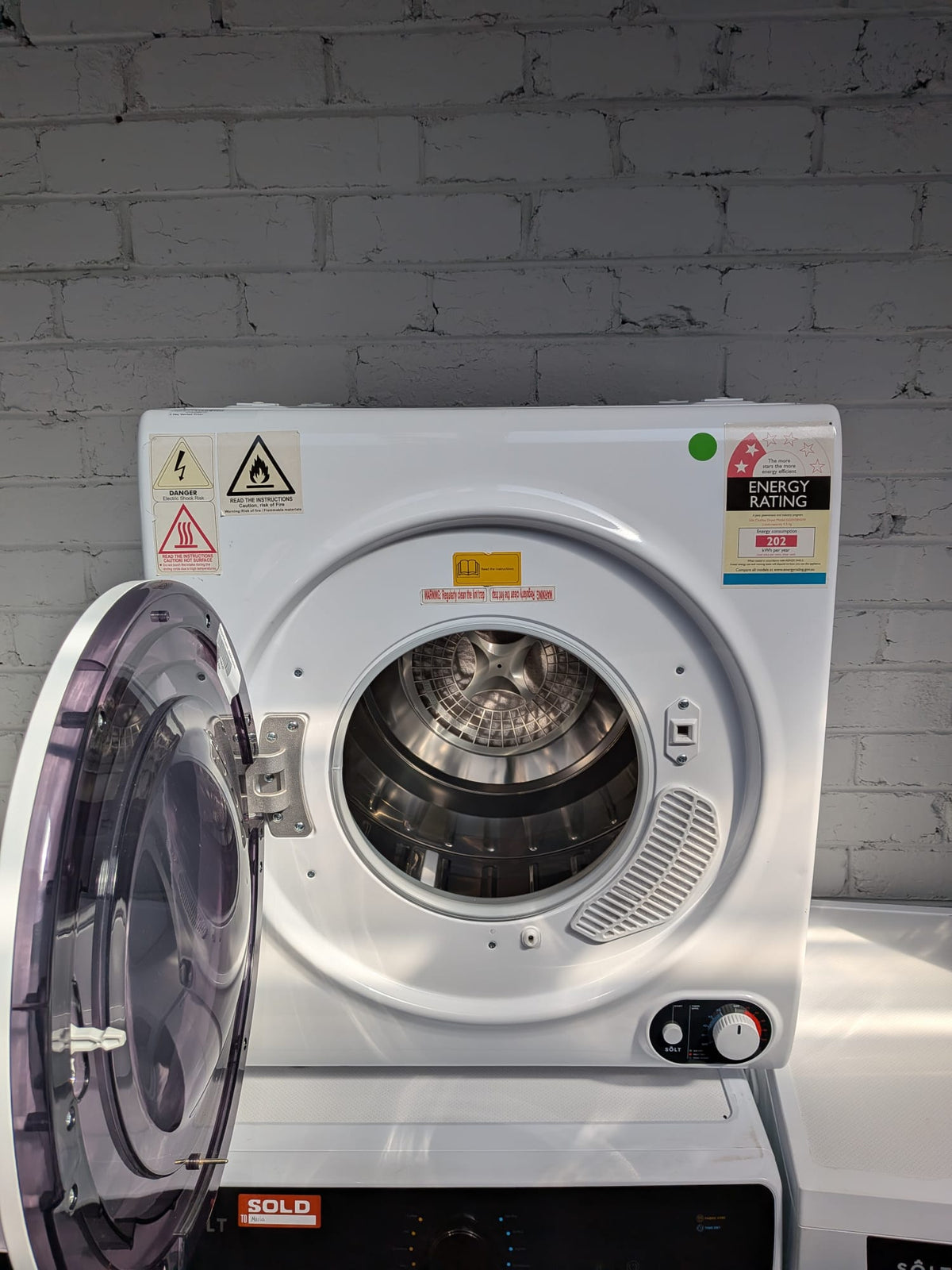 GGSVDE45W 4.5kg Vented Dryer – White