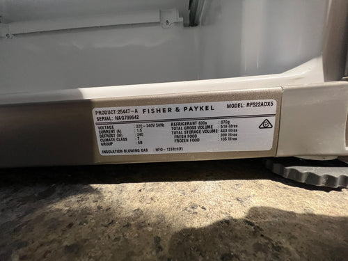 Fisher & Paykel - 519L Series 7 French Door Refrigerator Freezer