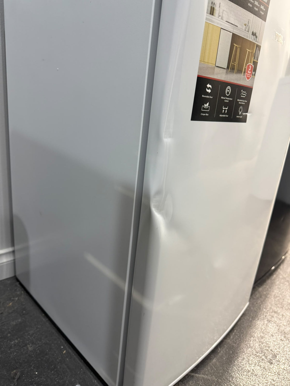 121L Bar Fridge - White