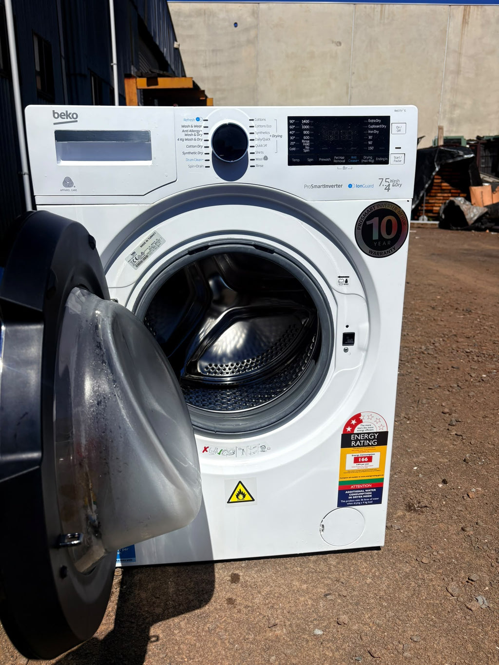 Beko Freestanding Washer Dryer 7.5kg/4kg