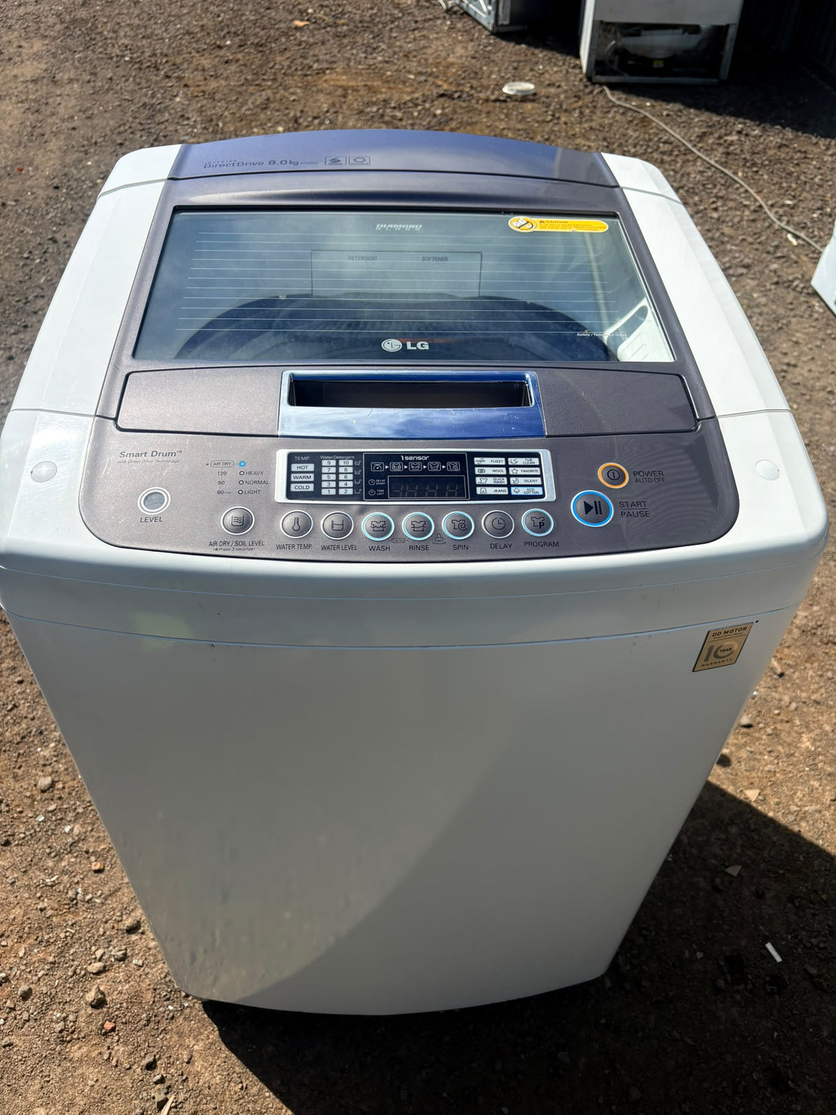 LG 8kg Top Load Washing Machine