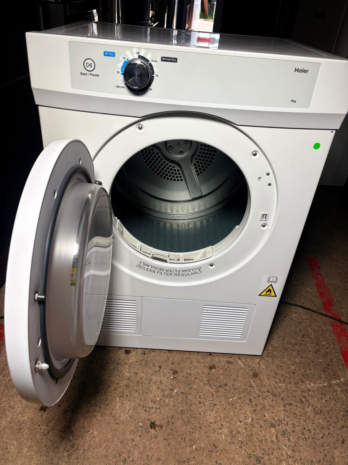 Haier 6kg 300 Series Sensor Vented Dryer