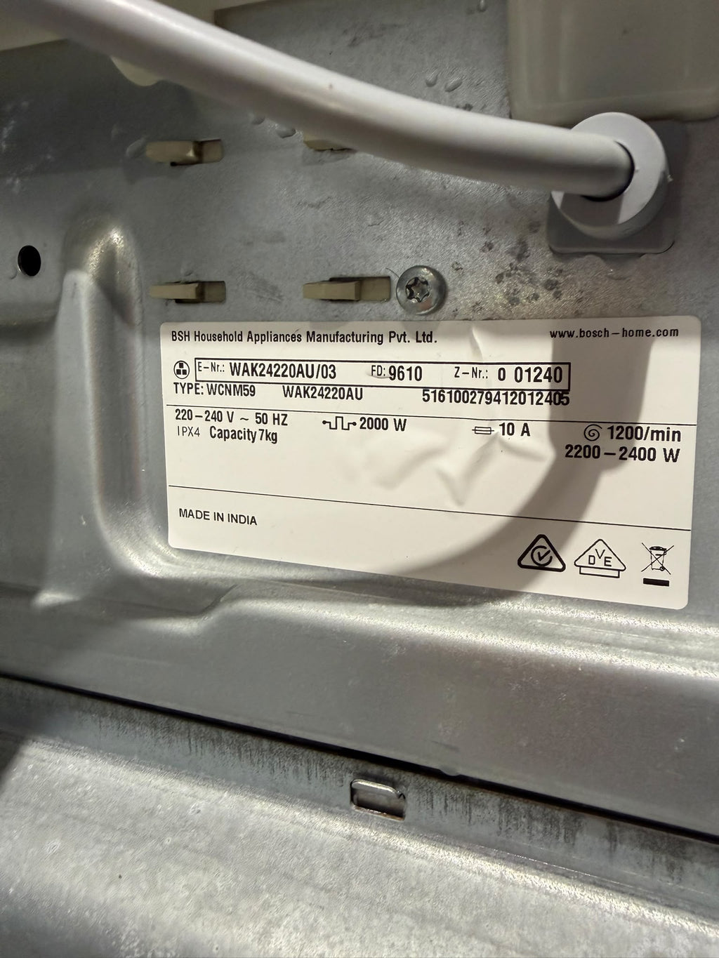 Bosch Serie 4 - 7kg Front Load Washing Machine