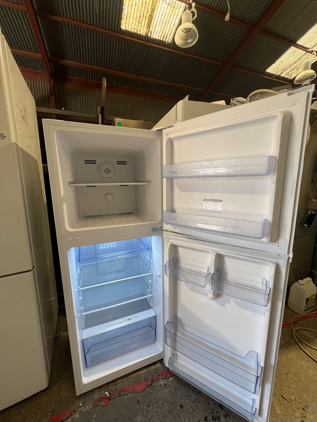 Euromaid 198L Top Mount Fridge - White