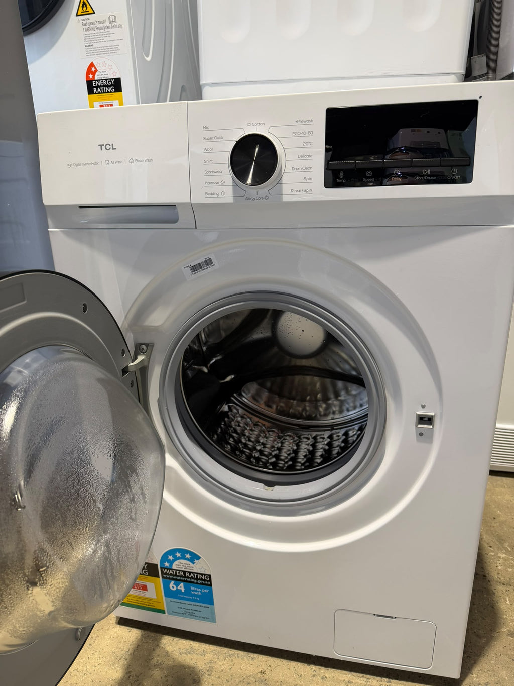 TCL 7.5kg Front Load Washing Machine