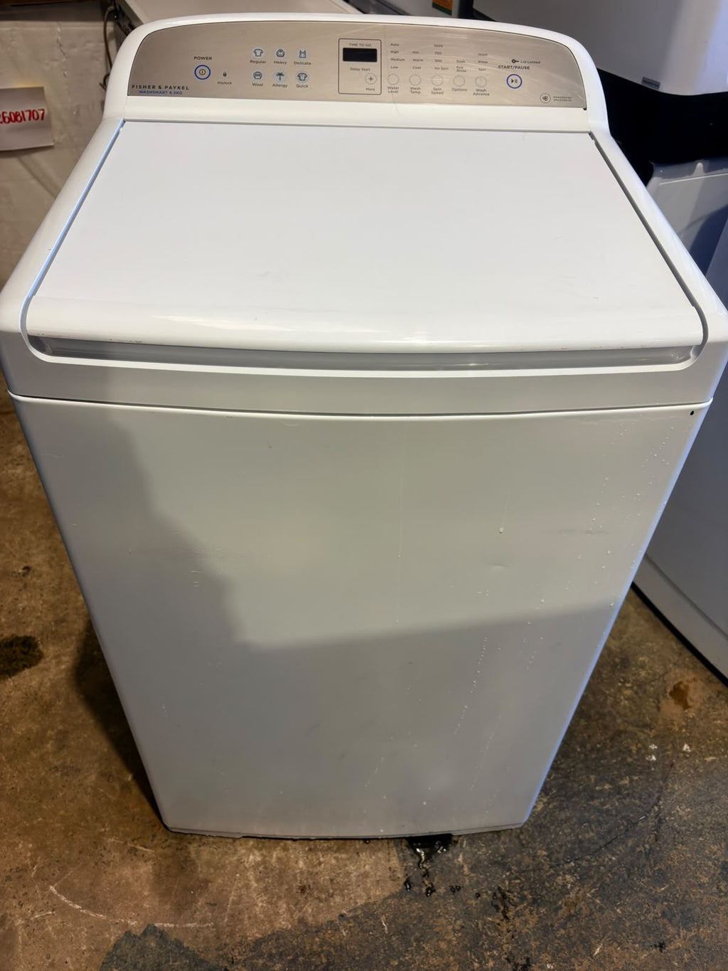 Fisher & Paykel Series 5 8.5kg Top Load Washing Machine