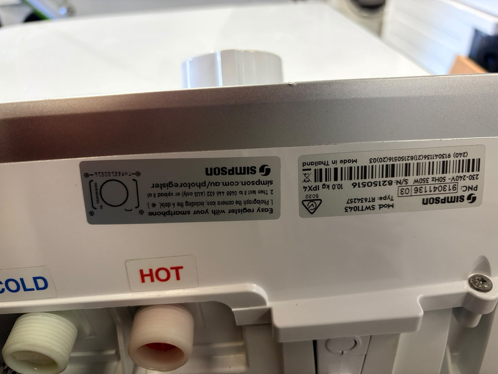 Simpson 10kg ActiveBoost Top Load Washing Machine