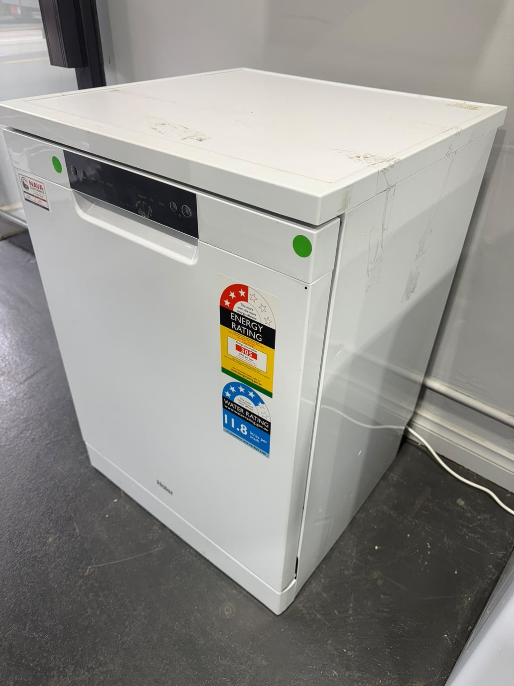 Haier 300 Series 13 Place Setting Freestanding Dishwasher – White