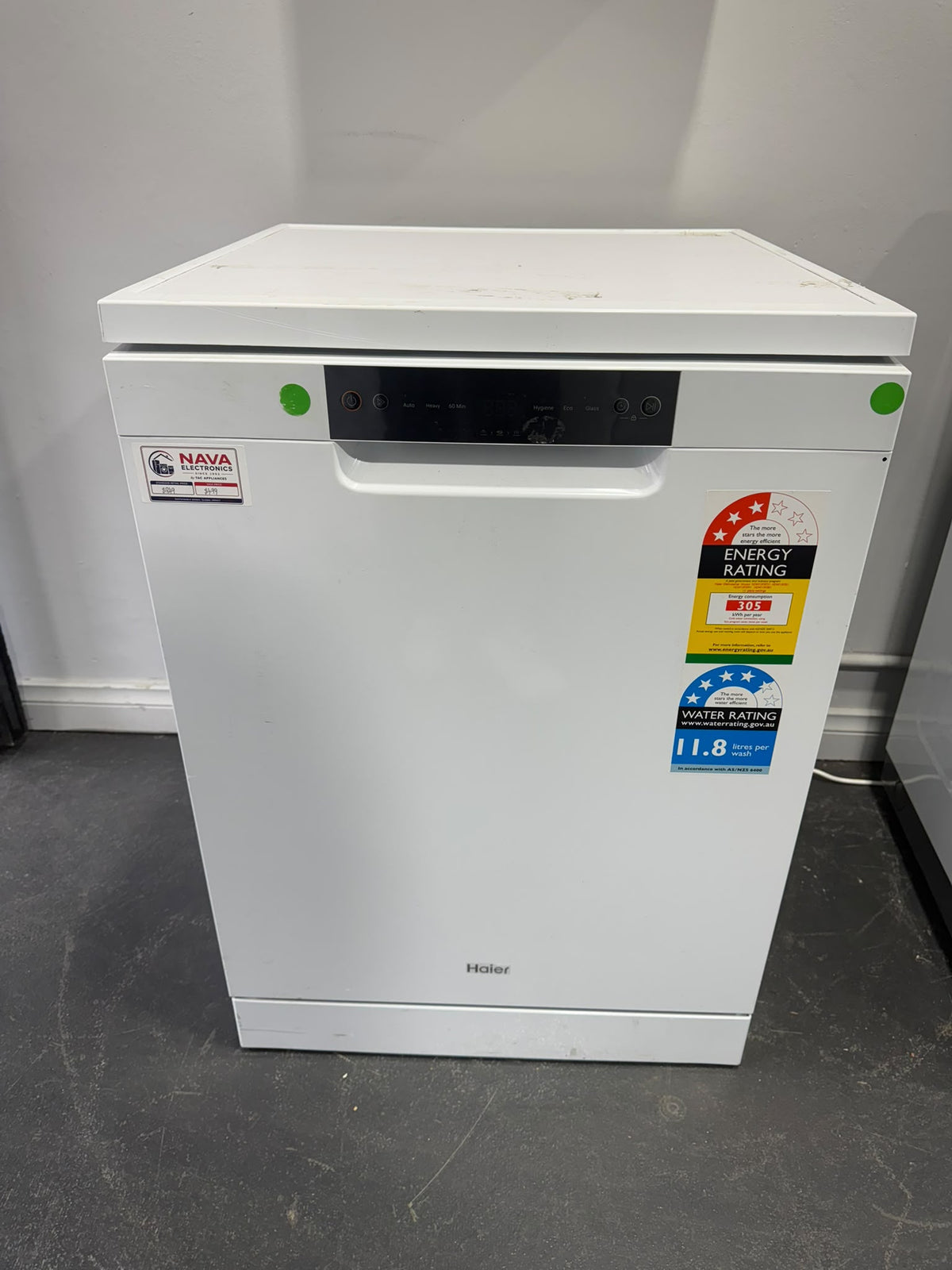 Haier 300 Series 13 Place Setting Freestanding Dishwasher – White