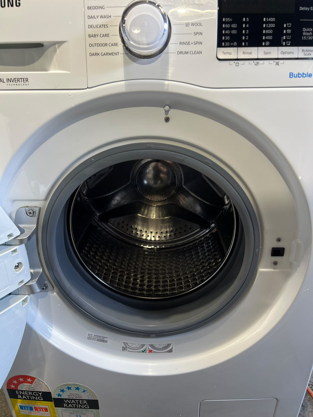 Samsung AddWash 8.5kg Front Load Washing Machine WW85K5410WW - White