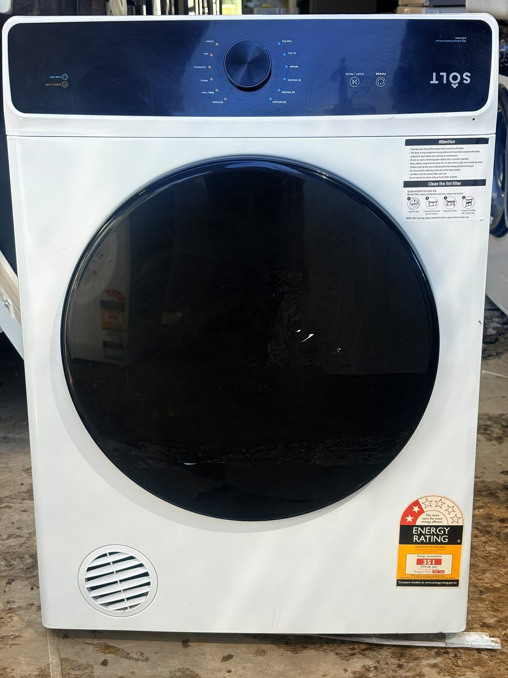 GGSVD8W 8kg Vented Sensor Dryer – White