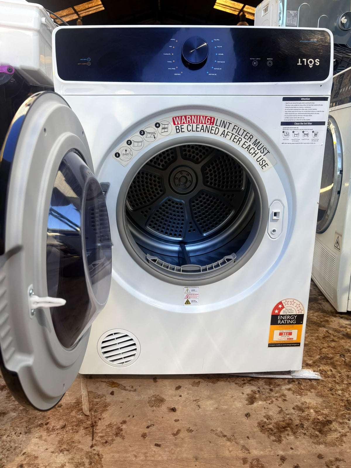 GGSVD8W 8kg Vented Sensor Dryer – White