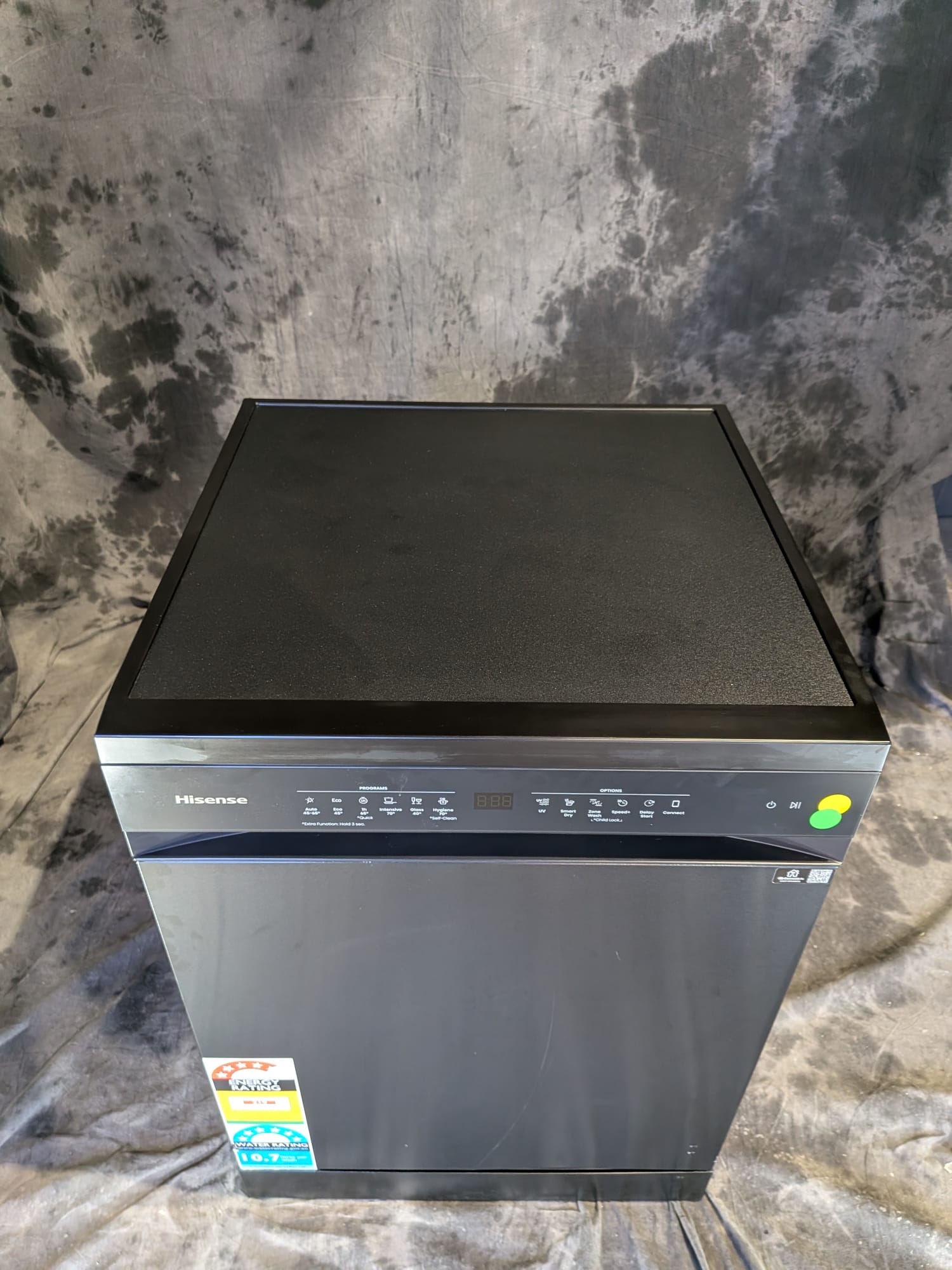 Hisense Freestanding Dishwasher Black Steel HSAP16FB